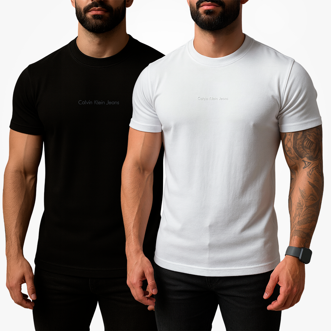 [KIT 2] - Camisas C Klein em Algodão Premium!